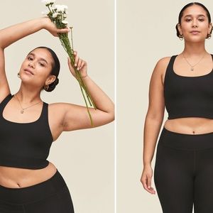 Girlfriend Collective Paloma Bra black small